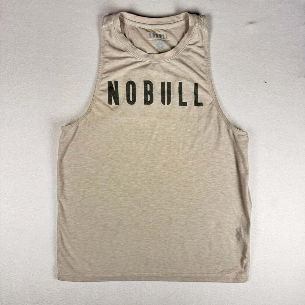 Nobull Tank Top Size M Tan Athletic Workout